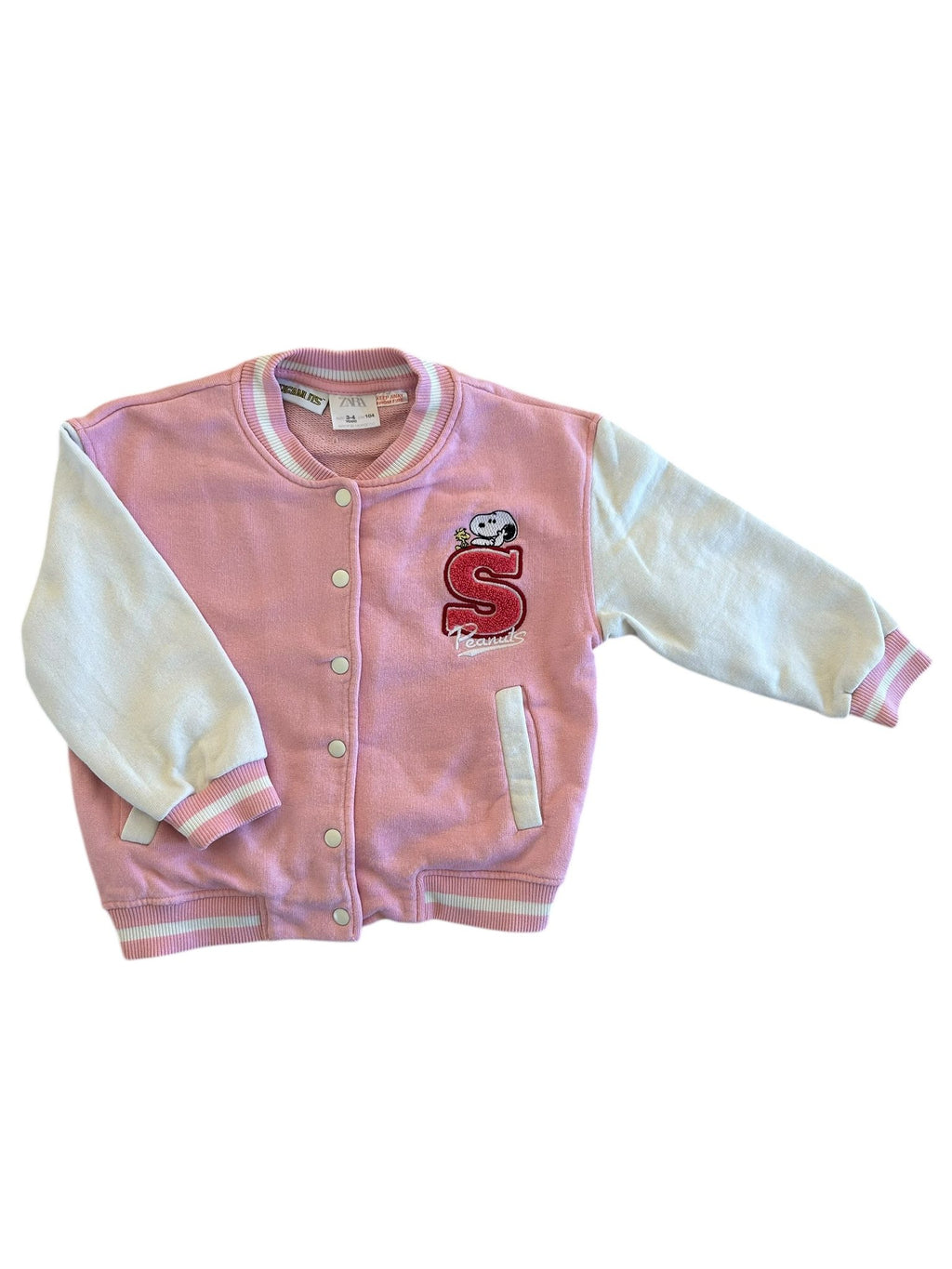 Veste teddy Snoopy Peanuts Zara taille 3/4 ans