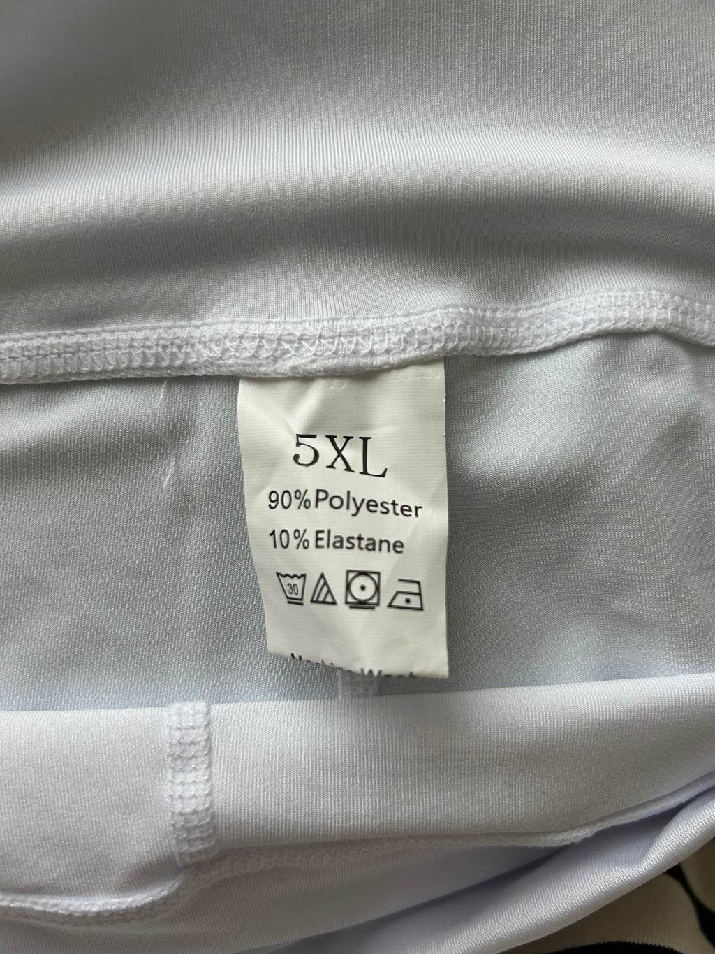 Legging de sport blanc 3/4 taille 54