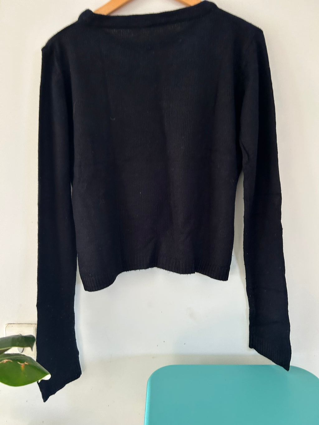 Pull noir col rond taille 44