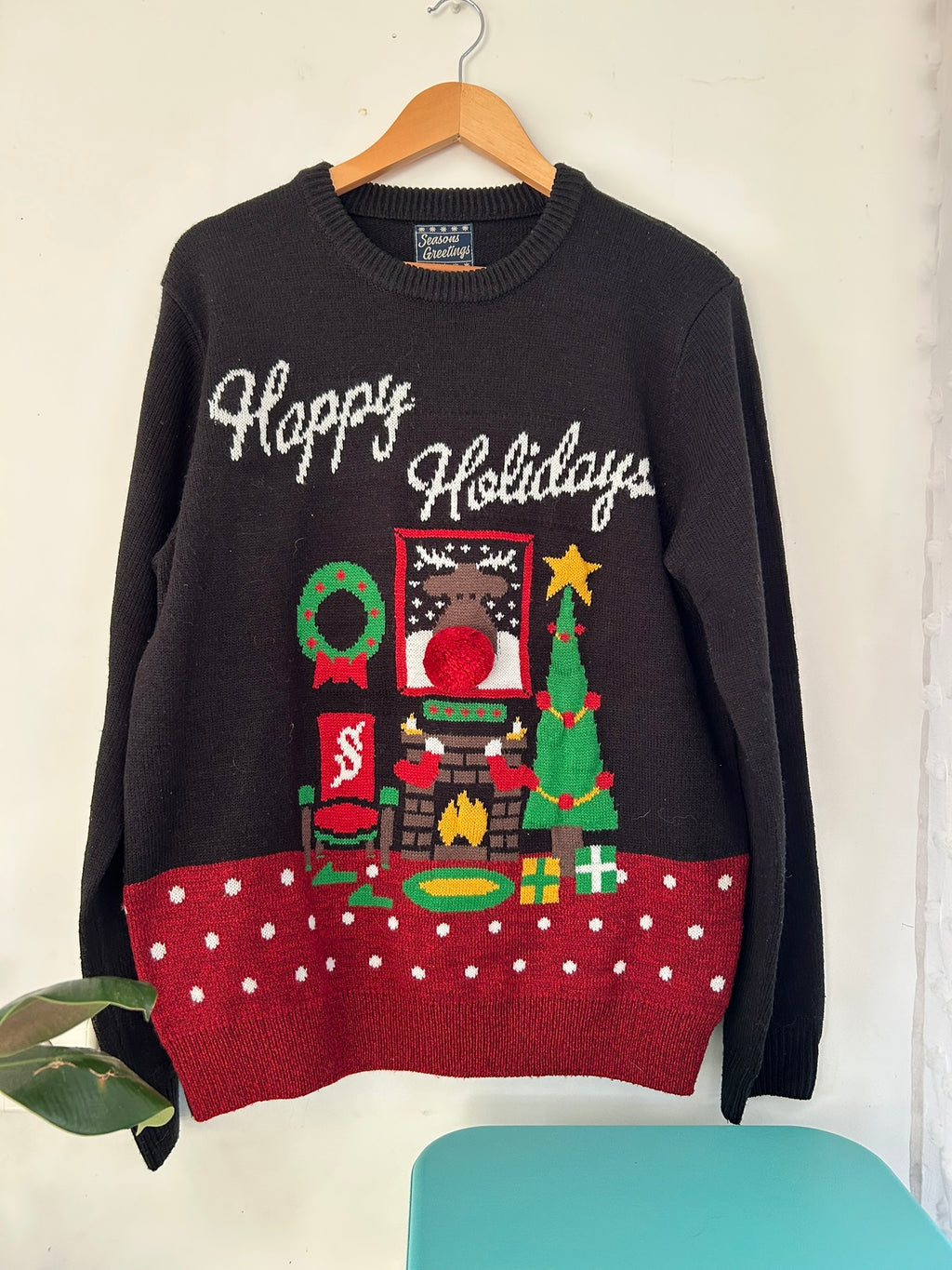 Pull de Noel Seasons Greetings taille L