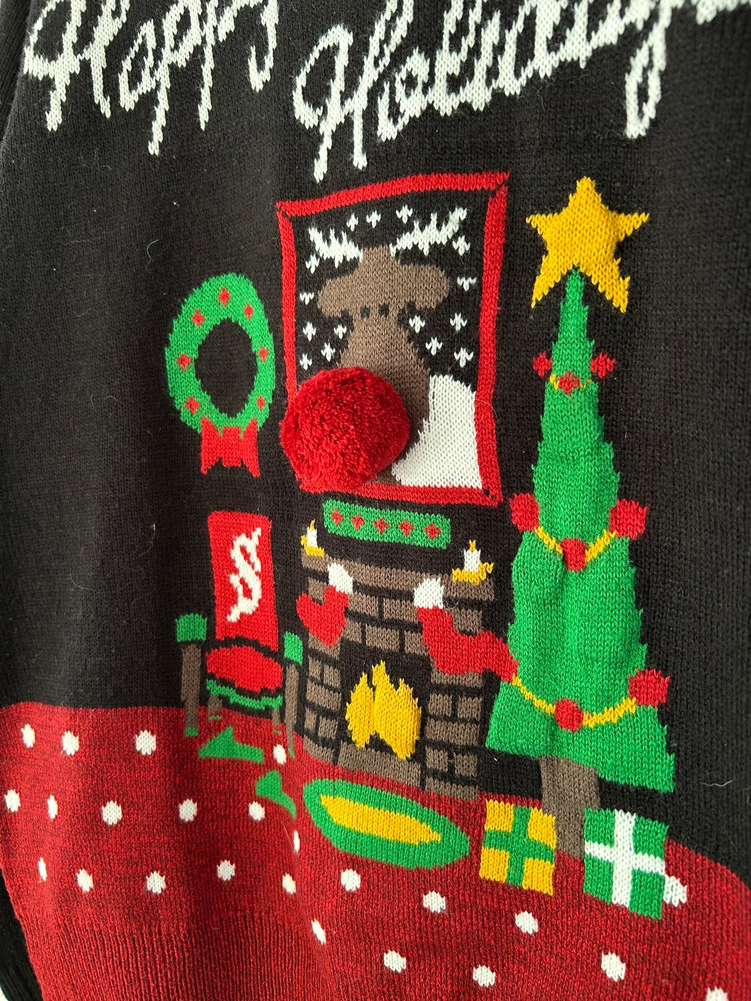 Pull de Noel Seasons Greetings taille L