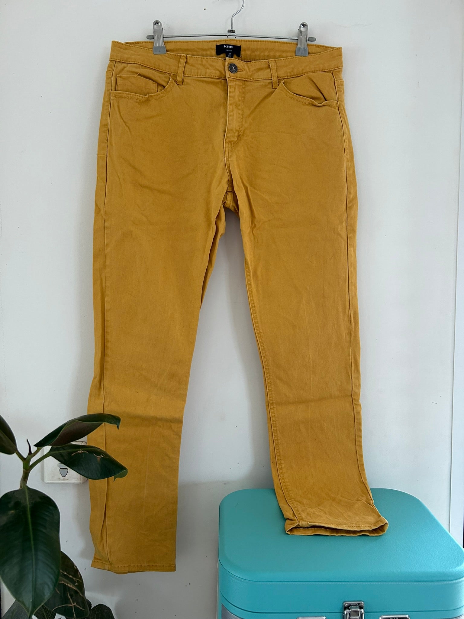 Jean slim fit moutarde Kiabi taille 44