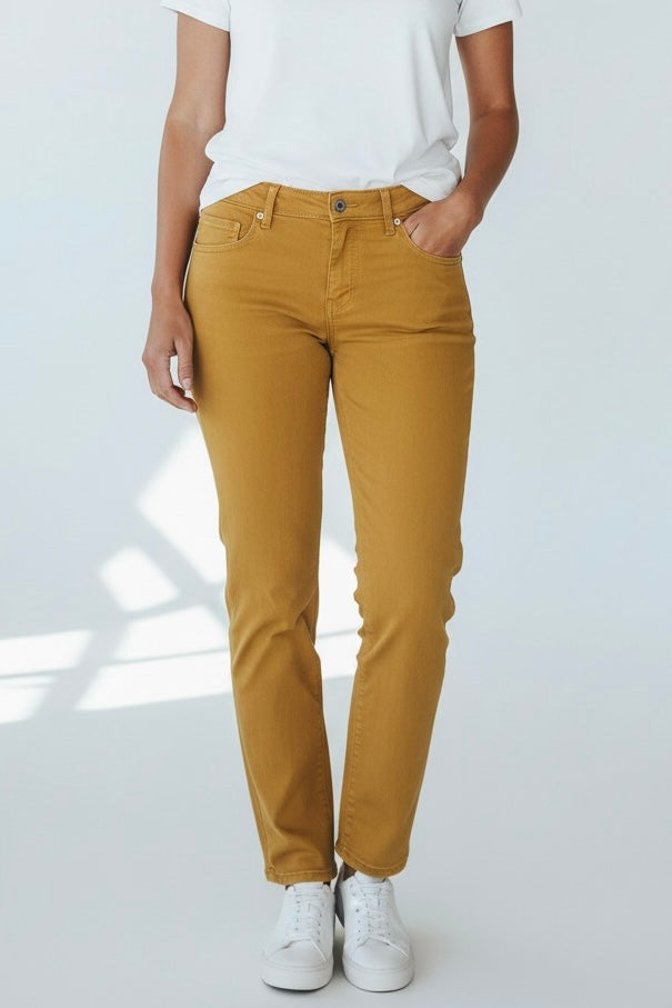 Jean slim fit moutarde Kiabi taille 44