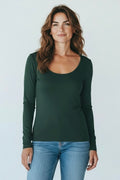 T-shirt manches longues vert foncé Vila taile XS/S
